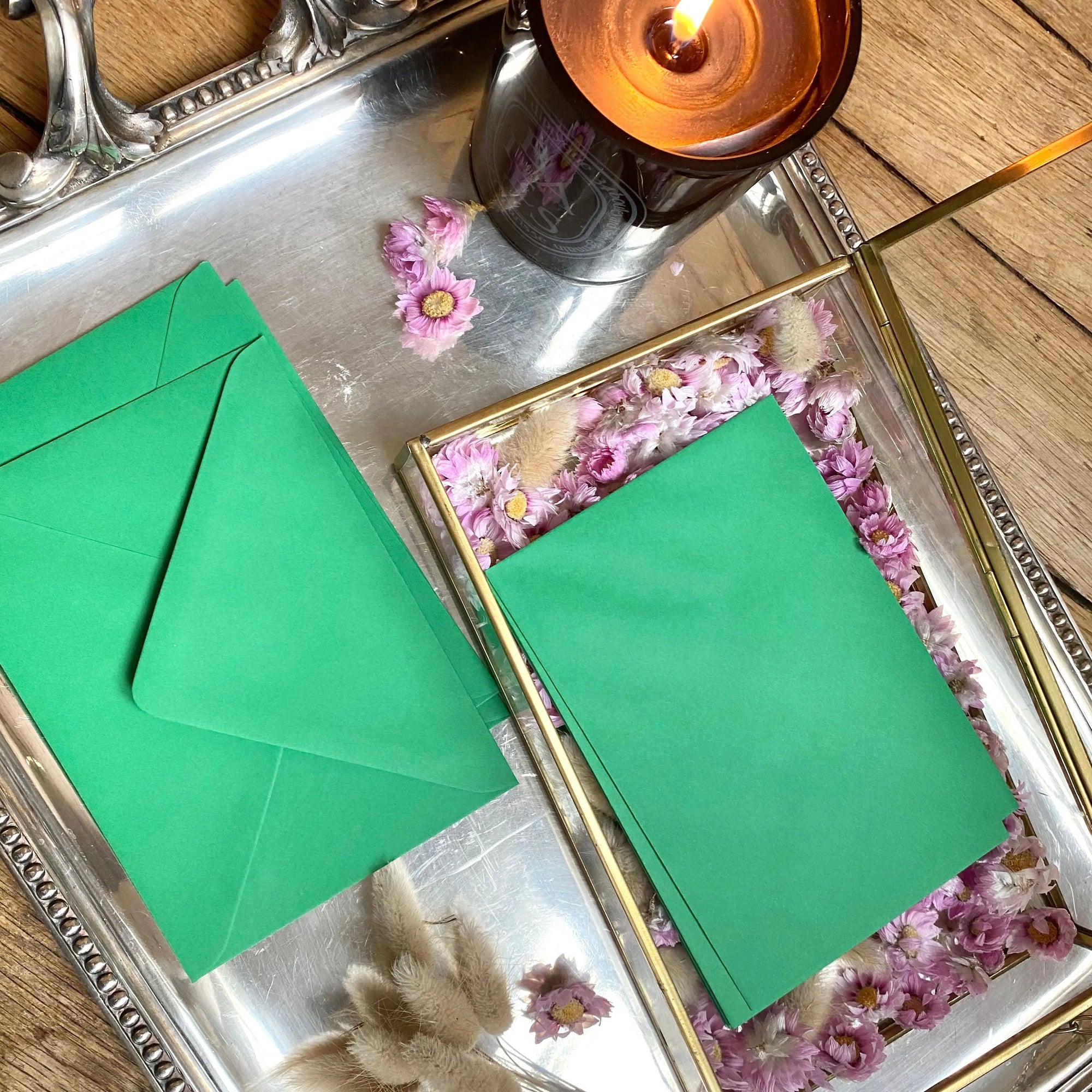 Riwalenn - Lot de 25 enveloppes  vert  - artisaire - amazon - cultura - etsy