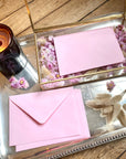 Riwalenn - Lot de 25 enveloppes  rose  - artisaire - amazon - cultura - etsy